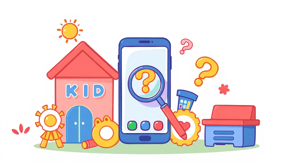 유보통합포털, 궁금증 해결! (FAQ) (cartoon 스타일)