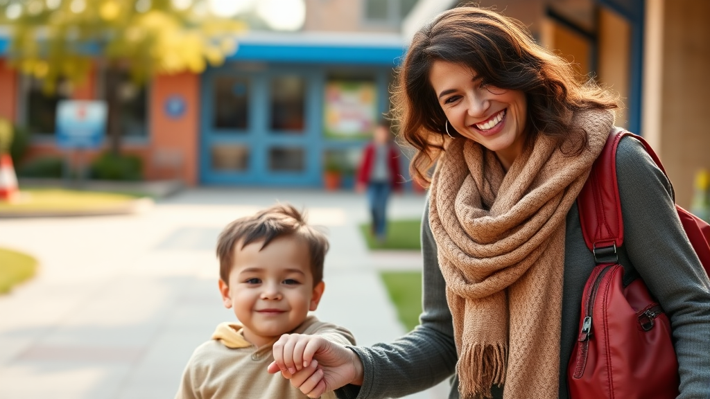 유보통합포털, 우리 아이의 밝은 미래를 응원합니다! (realistic 스타일)