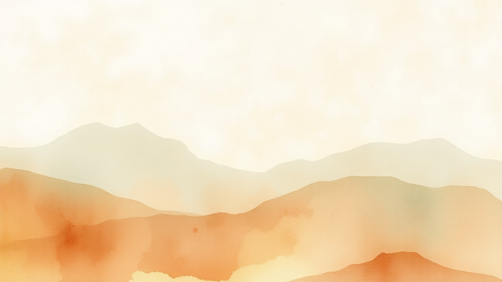 토지 투자, 사기 피해 예방! (watercolor 스타일)