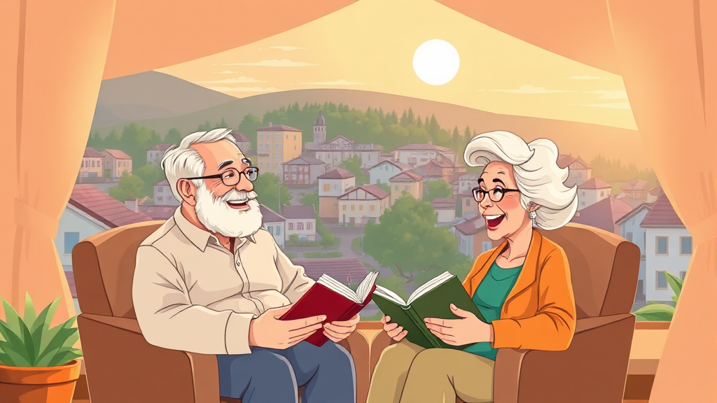 결론: 현명한 선택으로 행복한 노후를! (cartoon 스타일)