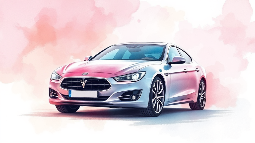 자동차세 환급 대상 및 신청 절차 (watercolor 스타일)