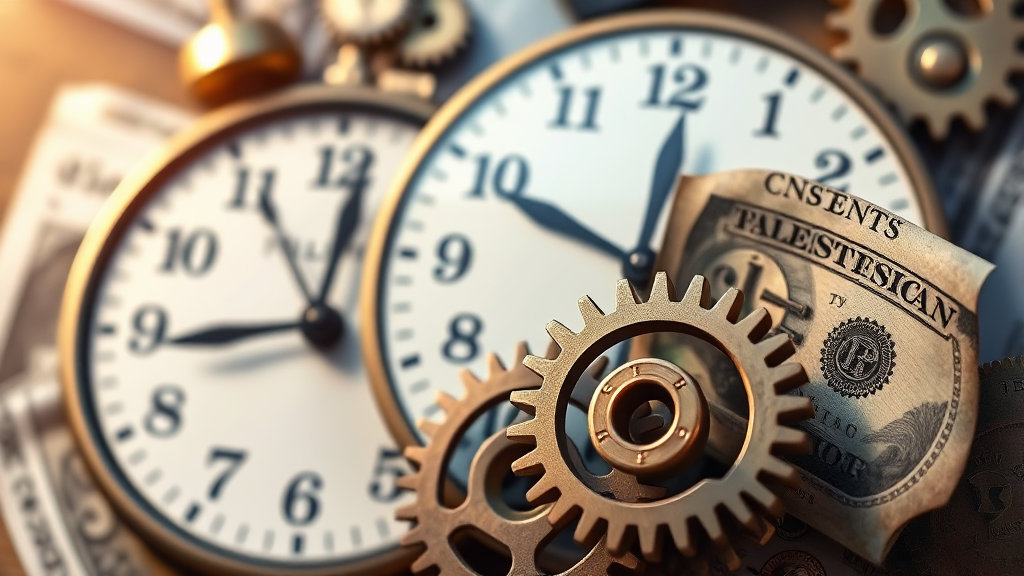 지급 기간: 얼마나 받을까? (realistic 스타일)