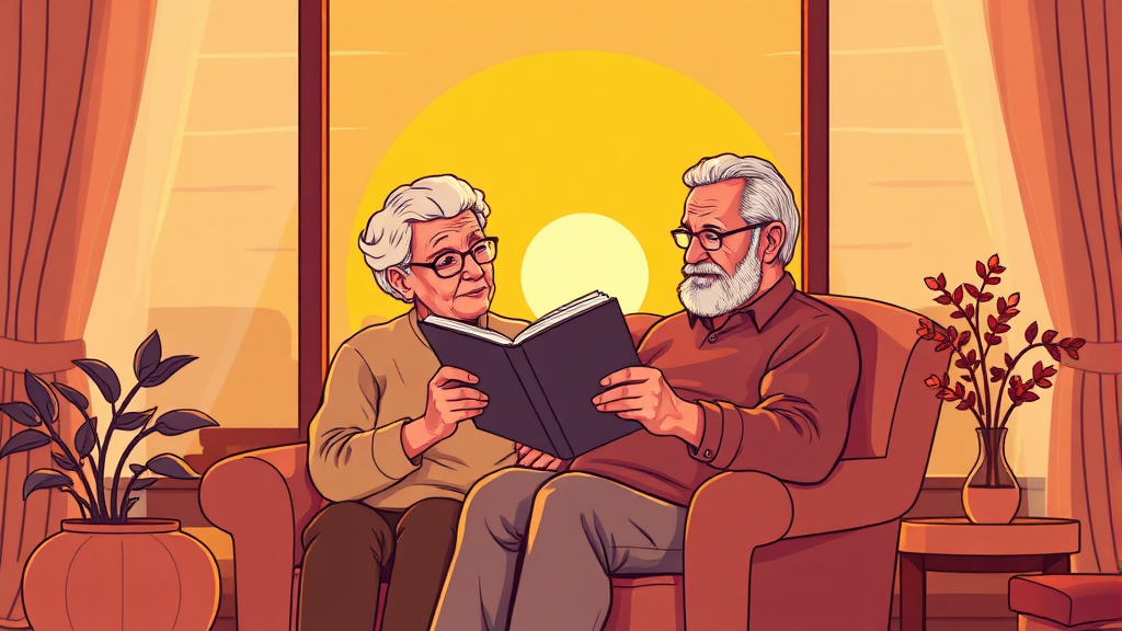 퇴직연금, 왜 중요할까요? (illustration 스타일)