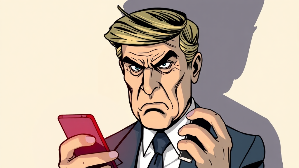 전직 보좌진 폭로 (illustration 스타일)