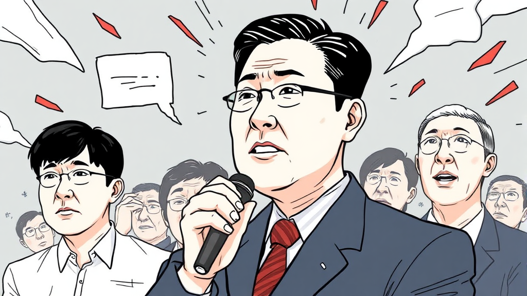 여론 동향 분석 (illustration 스타일)