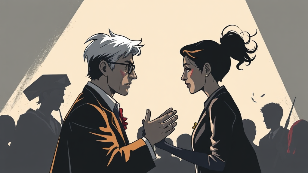 사건 개요: 논란의 시작 (illustration 스타일)