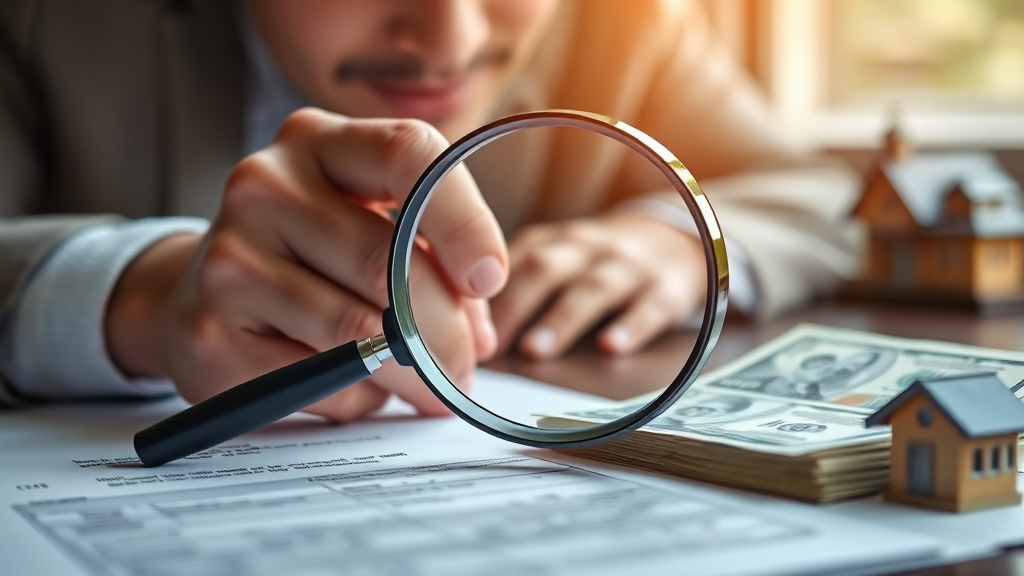 계약 전 필수 확인 사항 4가지 (realistic 스타일)