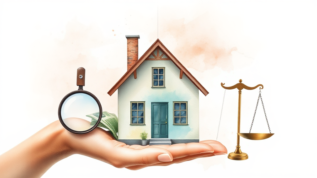 보증금 반환, 이렇게 진행하세요! (watercolor 스타일)