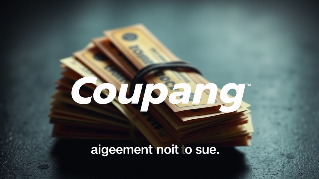 쿠팡, 책임 회피 가능성은? (realistic 스타일)