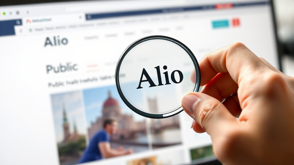 알리오(ALIO) 완벽 활용 가이드: 공공기관 정보 검색부터 활용 꿀팁까지 4 공공기관 정보 검색 방법 (realistic 스타일)