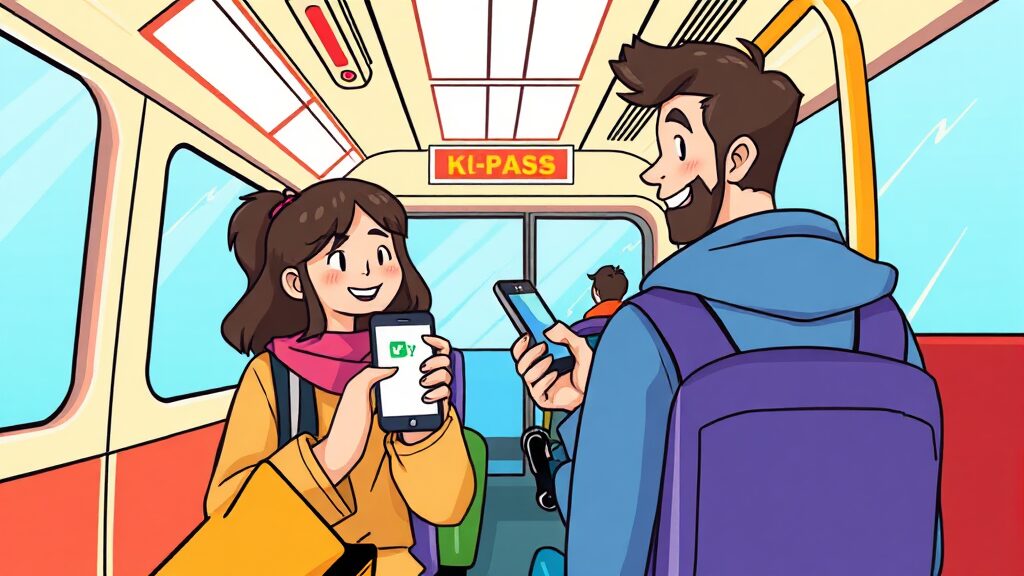 K-패스 완벽 분석: 혜택, 환급 기준, 신청 방법, 모두의 카드 비교 A to Z 2 K-패스란 무엇일까요? (cartoon 스타일)