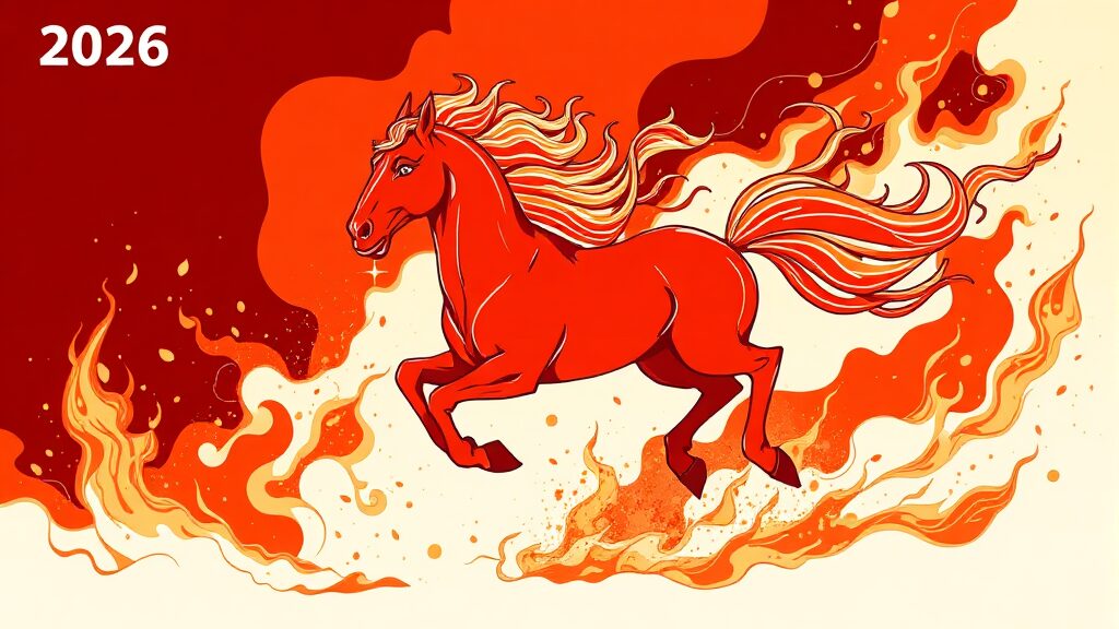 병오년, 어떤 의미일까? (illustration 스타일)