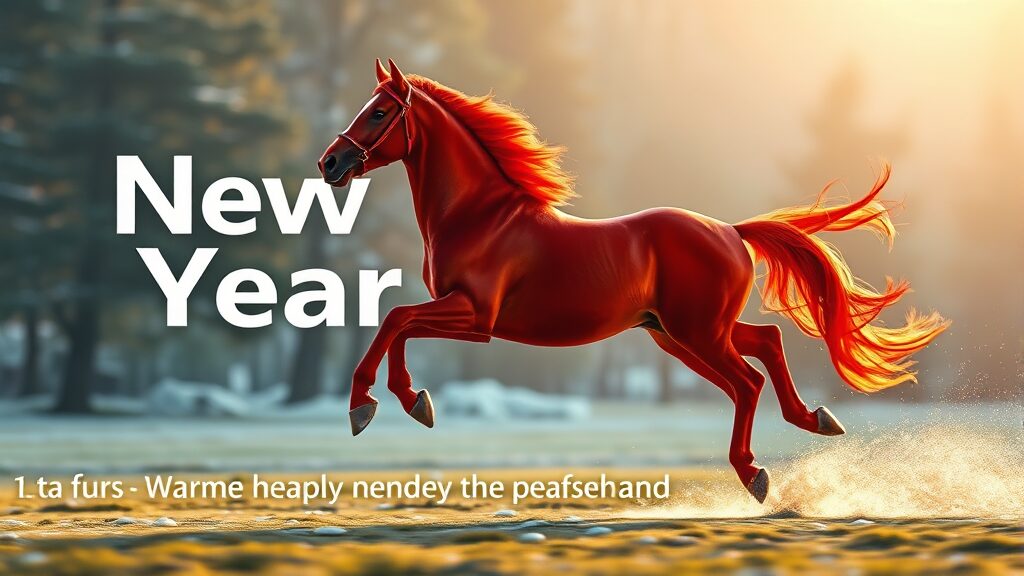 새해 인사 시 주의할 점 (realistic 스타일)