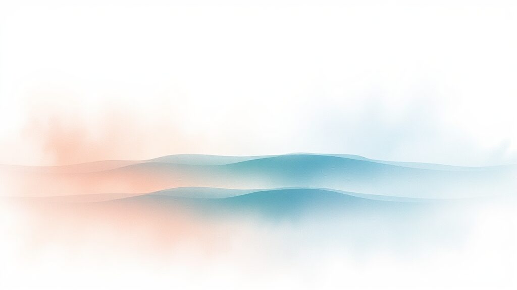 삼재 단계별 의미 (watercolor 스타일)