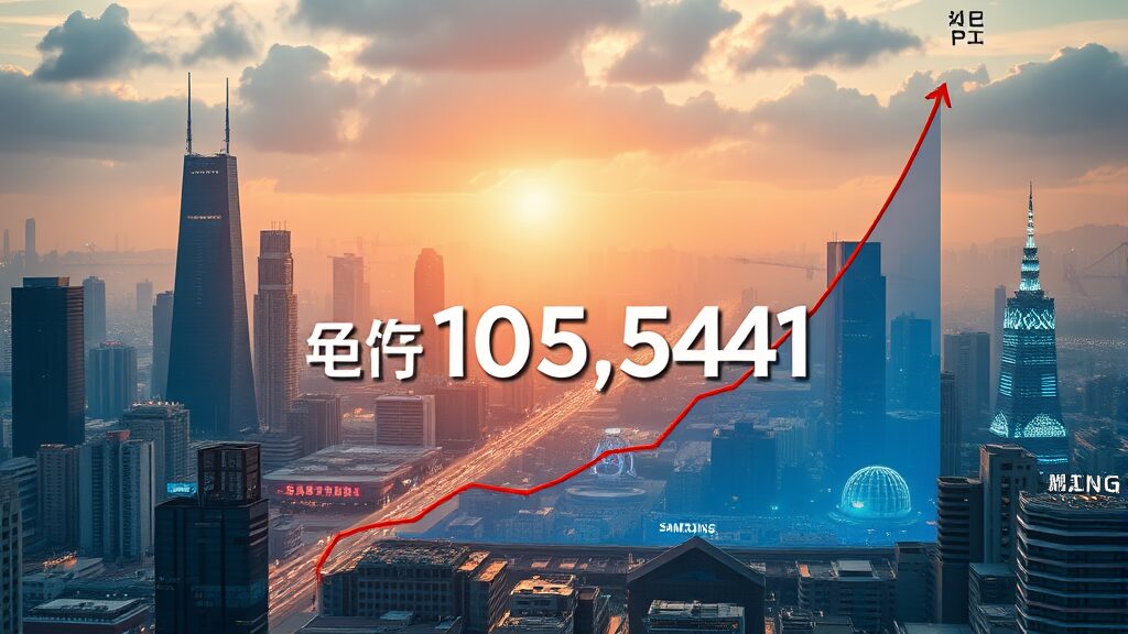 삼성전자 주가, 앞으로는? (realistic 스타일)