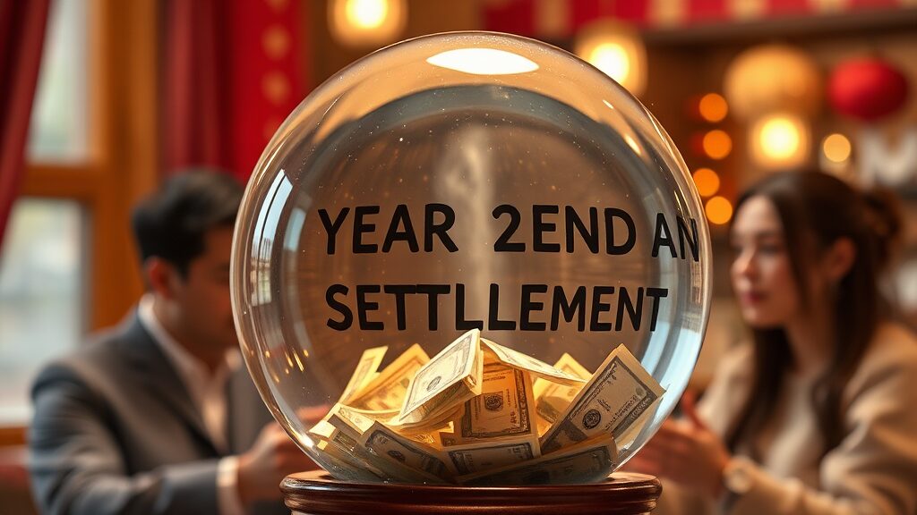 연말정산 미리보기 활용법 (realistic 스타일)