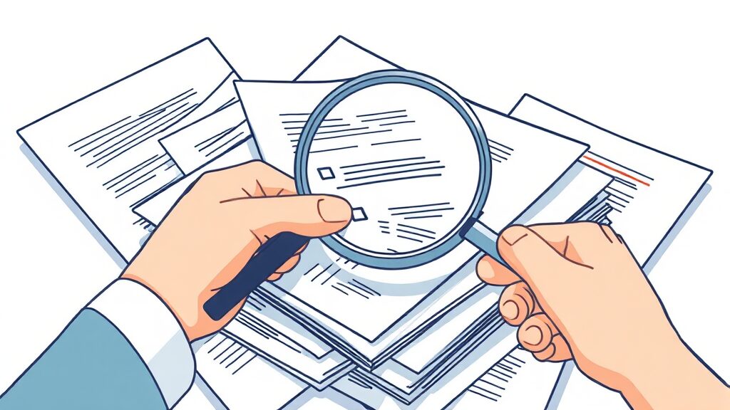 제출 서류 완벽 정리 (illustration 스타일)