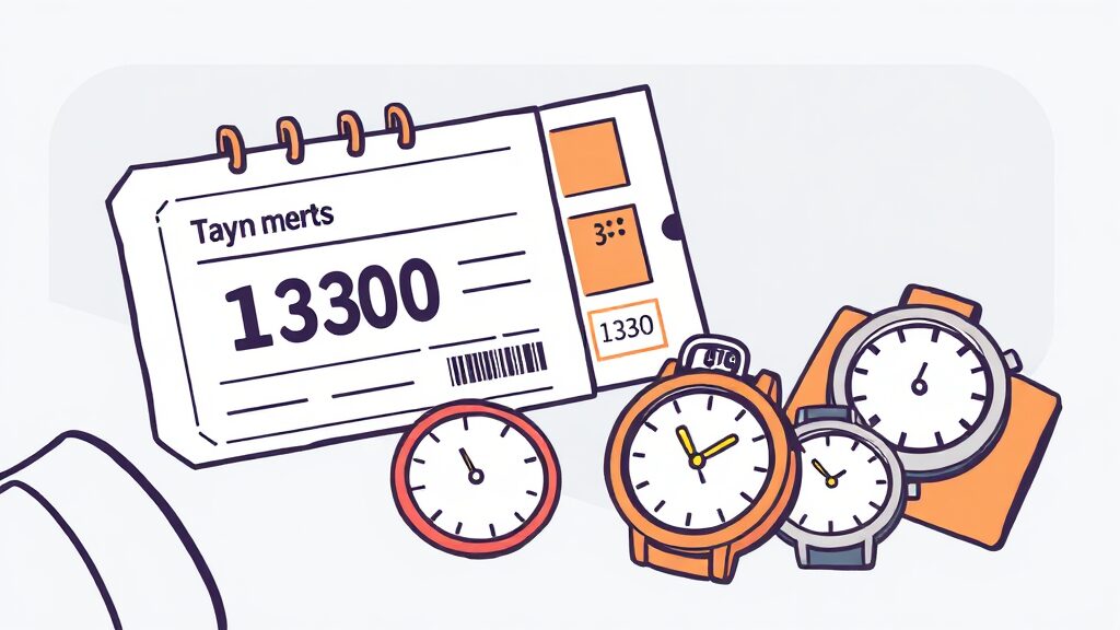 결제, 변경, 취소 규정 숙지! (illustration 스타일)