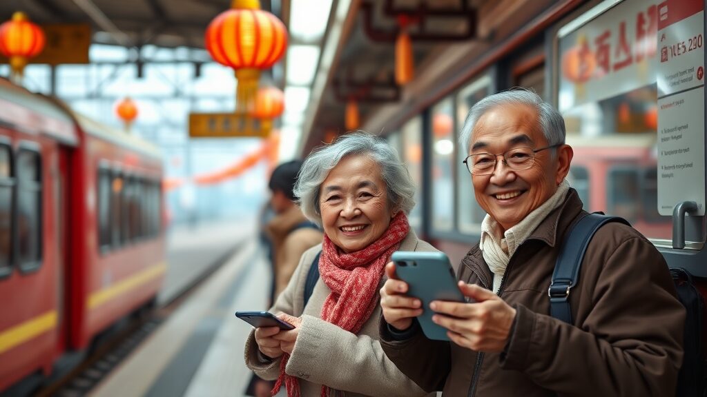 교통약자 사전 예매, 잊지 마세요! (realistic 스타일)