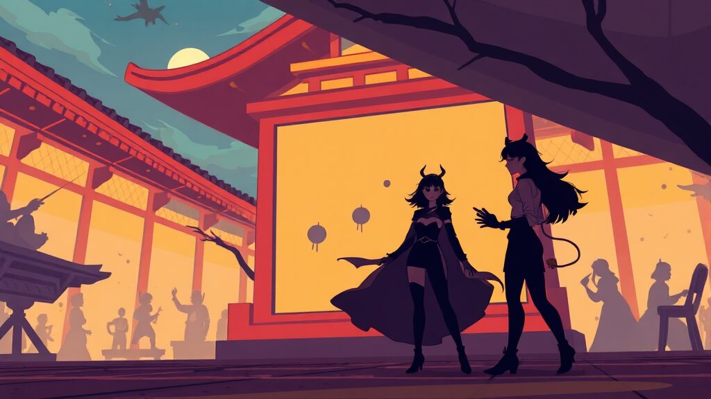 민희진-하이브 분쟁 연관성 (cartoon 스타일)