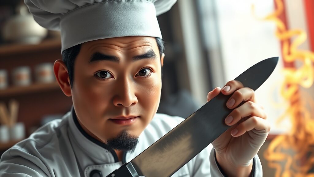 최강록 셰프는 누구인가 (realistic 스타일)