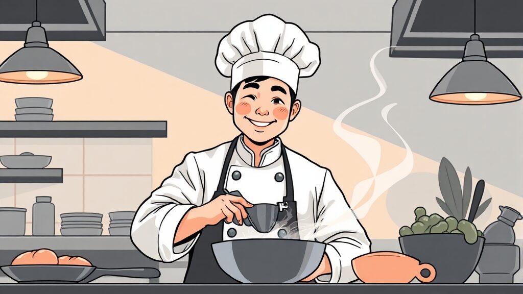 '흑백요리사2'가 남긴 것 (illustration 스타일)