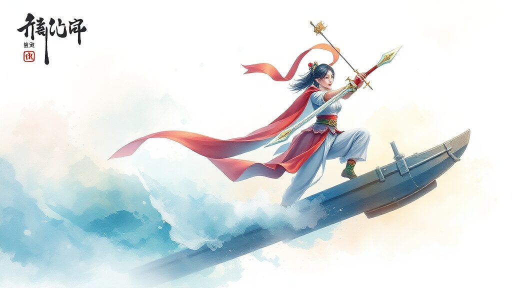 엔씨소프트 집중 분석: 주가, 신작, AI 전략, 투자 리스크 총정리 6 경쟁 환경 및 산업 분석 (watercolor 스타일)