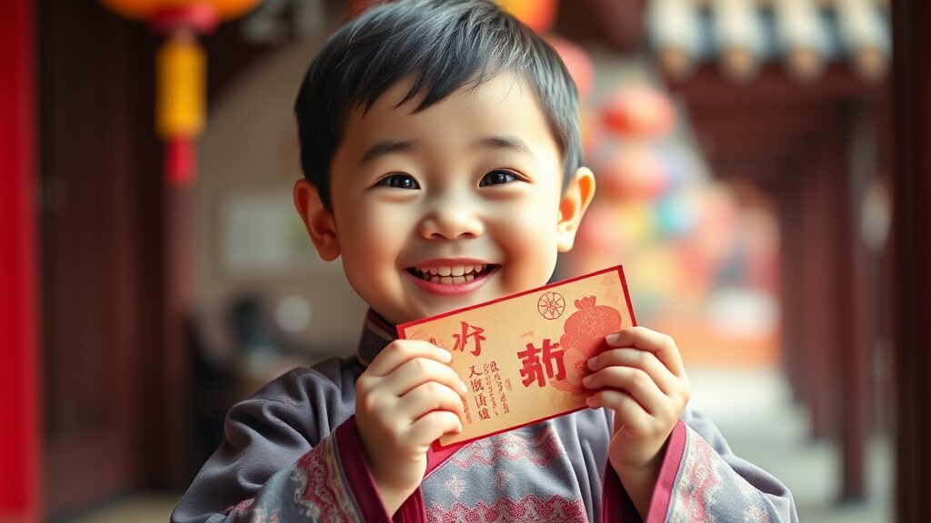 세뱃돈 봉투 문구 & 활용법 추천 (realistic 스타일)