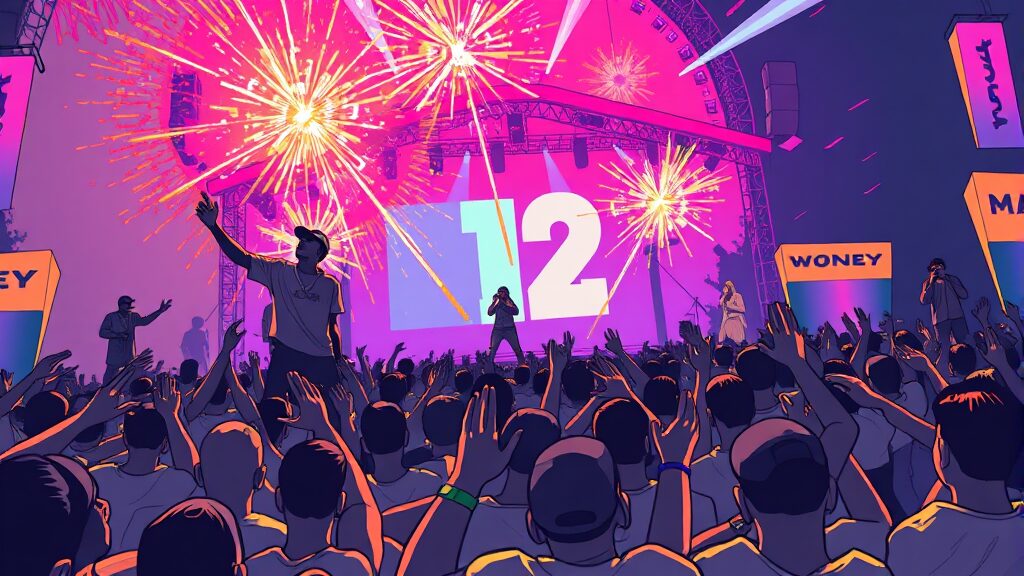 쇼미더머니12 분석: 시청률, 참가자 특징, 화제성 래퍼 집중 분석 9 마무리 (illustration 스타일)