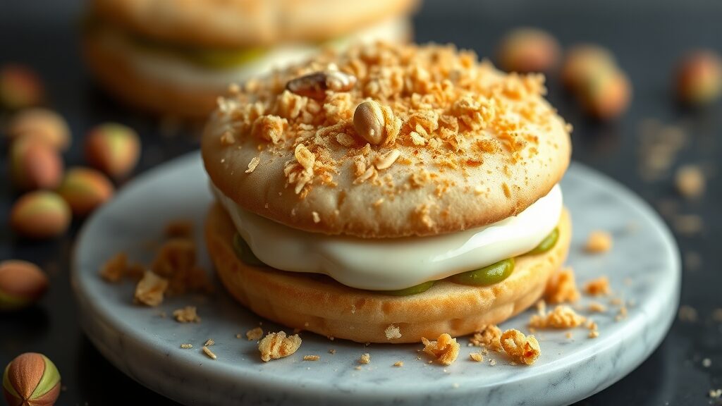 두바이 스타일 필링 & 토핑 (realistic 스타일)