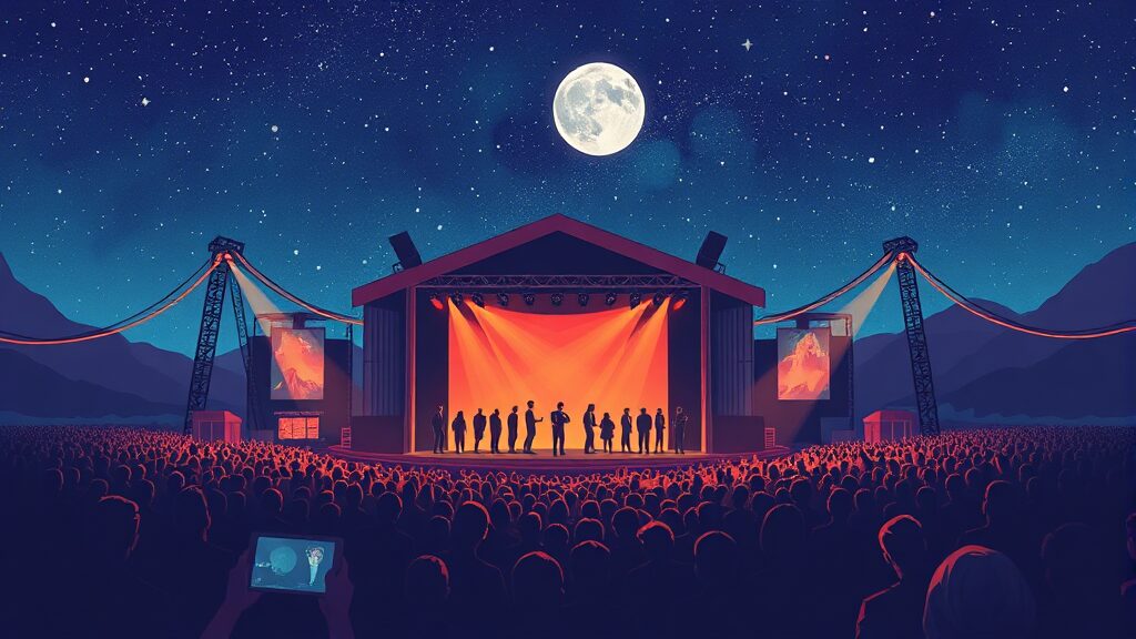 BTS 부산 콘서트 숙박비 폭등 논란: 원인, 대응, 해결 과제 A to Z 2 콘서트와 숙박비 폭등 (illustration 스타일)