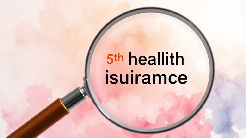 5세대 실손보험 가입 전 확인사항 (watercolor 스타일)