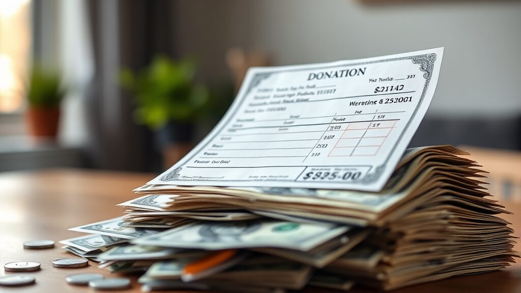 기부금 공제 한도 및 공제율 (realistic 스타일)