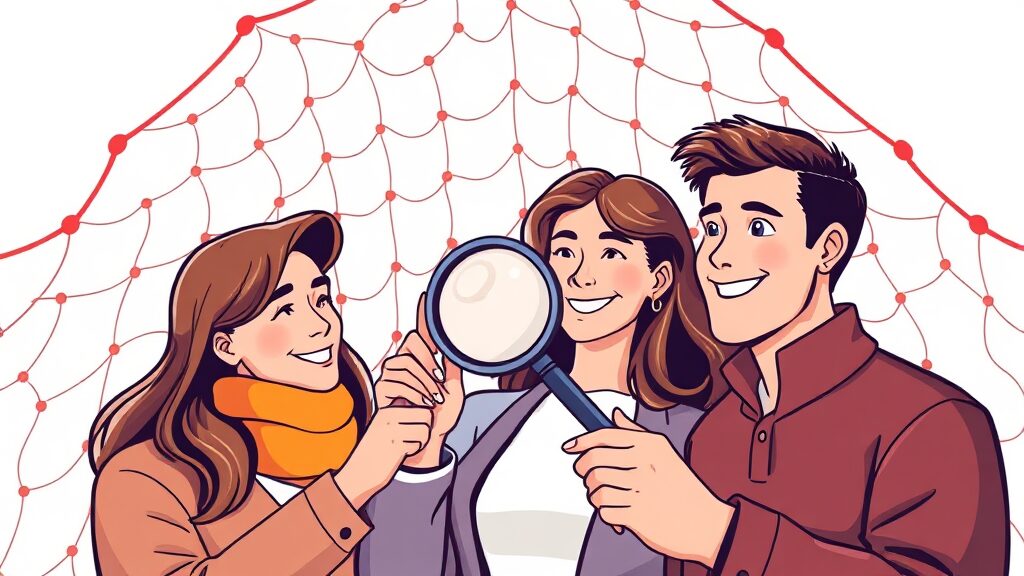 조회 불가 시 해결 방법 및 문의처 (illustration 스타일)