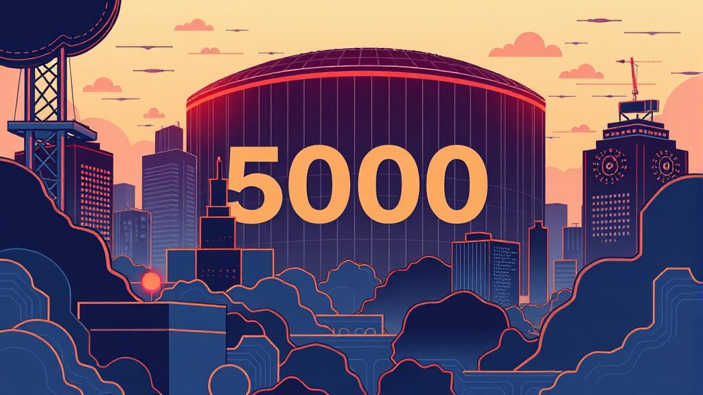 코스피 5000 돌파: 나경원·이준석 과거 발언 재조명과 미래 전망 7 코스피 5000 돌파에 대한 비판적 시각 (illustration 스타일)