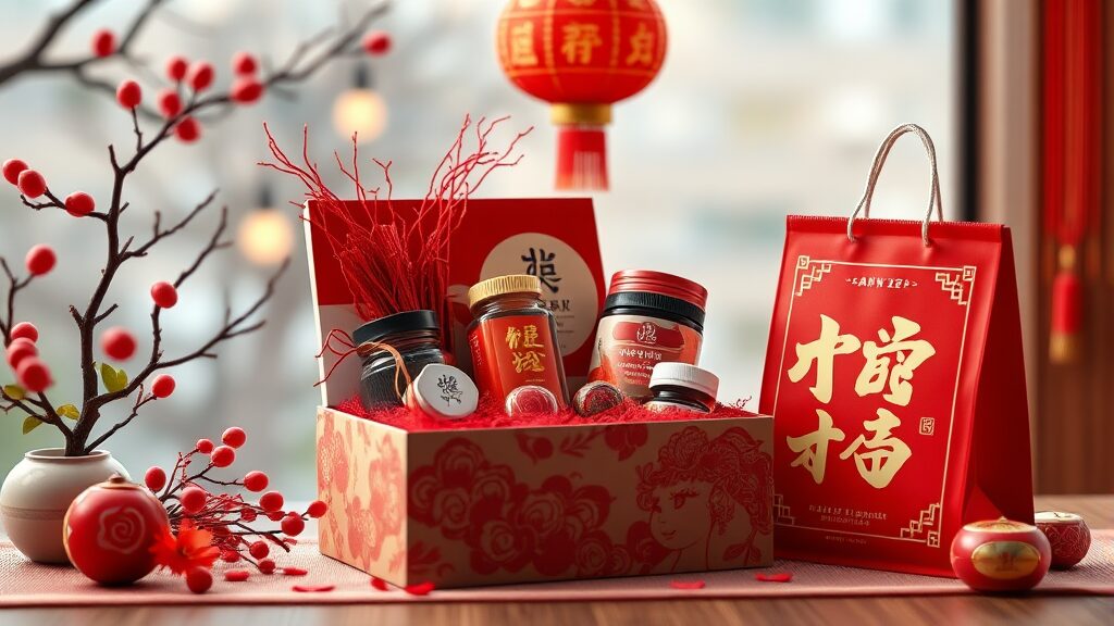 건강 선물 추천 (realistic 스타일)