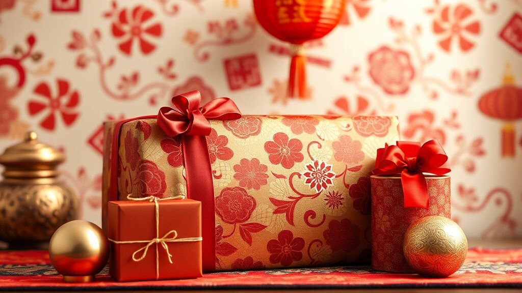 설 선물 구매 팁 (realistic 스타일)