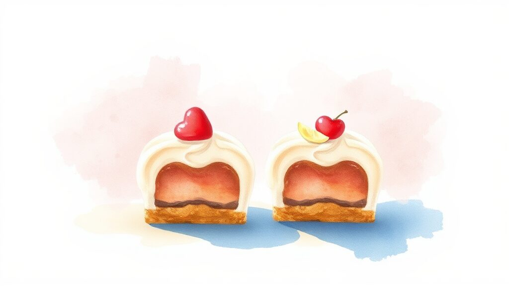 투썸하트 앱 예약 방법 (watercolor 스타일)