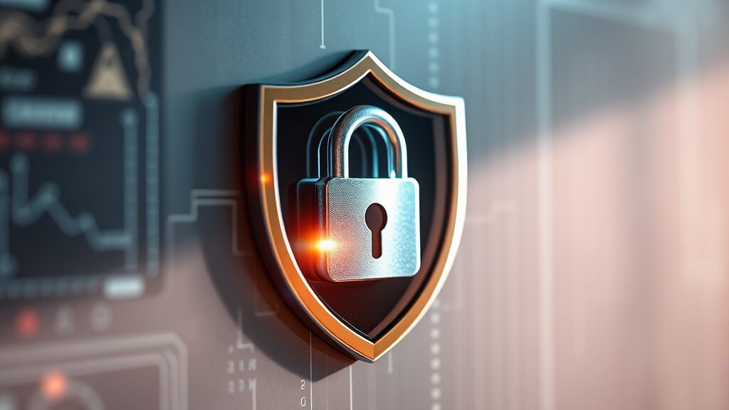 개인정보 보호 설정 3가지 (realistic 스타일)