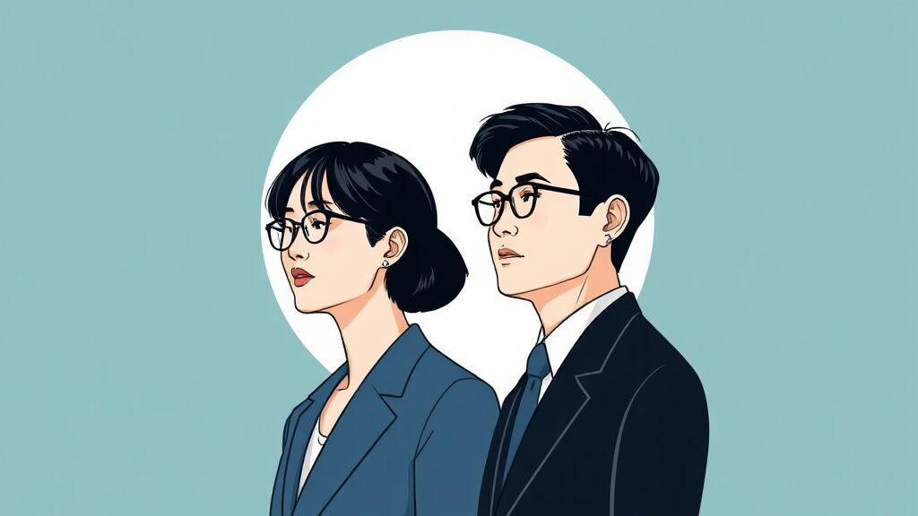 김선호 1인 기획사 설립 배경부터 차은우 판박이 의혹까지 집중 분석 6 차은우와 김선호, 법인 운영 유사점 (illustration 스타일)