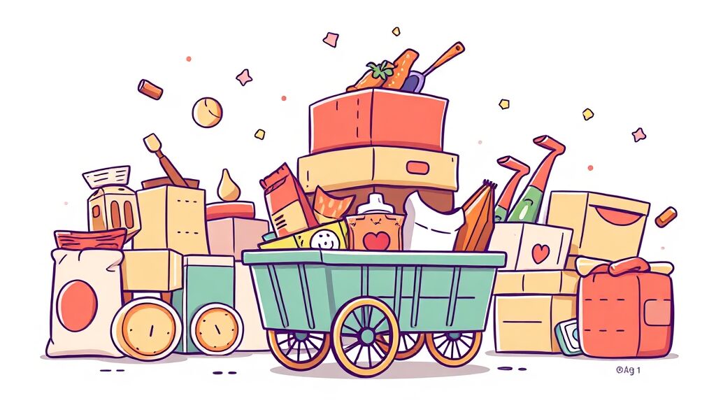 행사 참여 방법 및 준비물 (illustration 스타일)