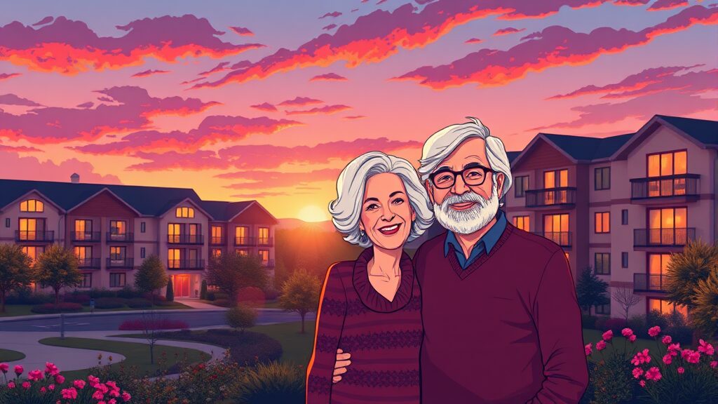 실버타운 TOP5 상세 정보 (illustration 스타일)