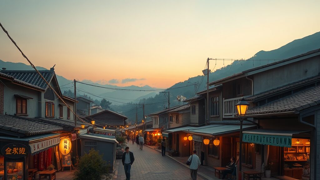 실버타운 비용 분석 (realistic 스타일)