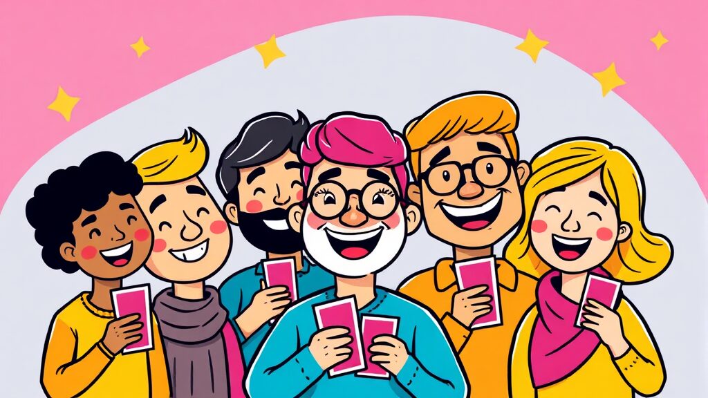 사용 시 유의사항 및 혜택 (cartoon 스타일)