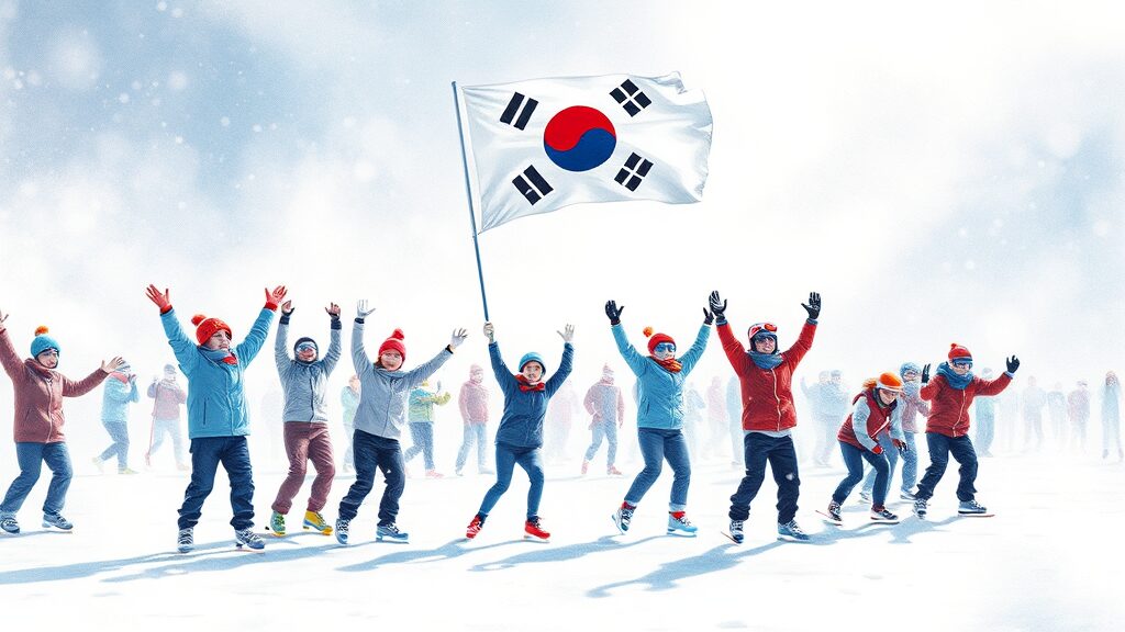 2026 밀라노 동계올림픽: 한국 선수단 출전 종목, 일정, 메달 전망 3 한국 선수단 출전 종목 (watercolor 스타일)