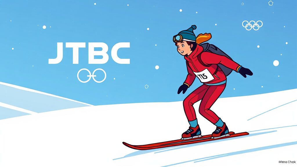 2026 밀라노 동계올림픽: 한국 선수단 출전 종목, 일정, 메달 전망 7 TV 및 OTT 중계 채널 (cartoon 스타일)