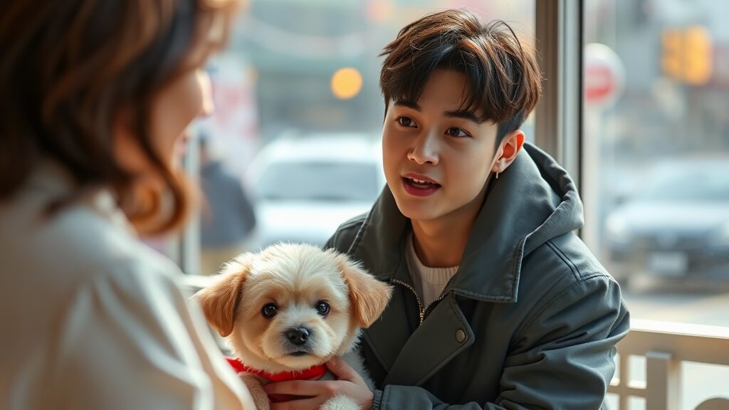 하정우의 과거 열애설 (realistic 스타일)