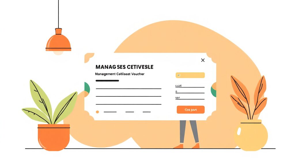 2026 소상공인 경영안정 바우처: 지원 조건, 신청 방법 완벽 가이드 5 온라인 신청 방법 (illustration 스타일)