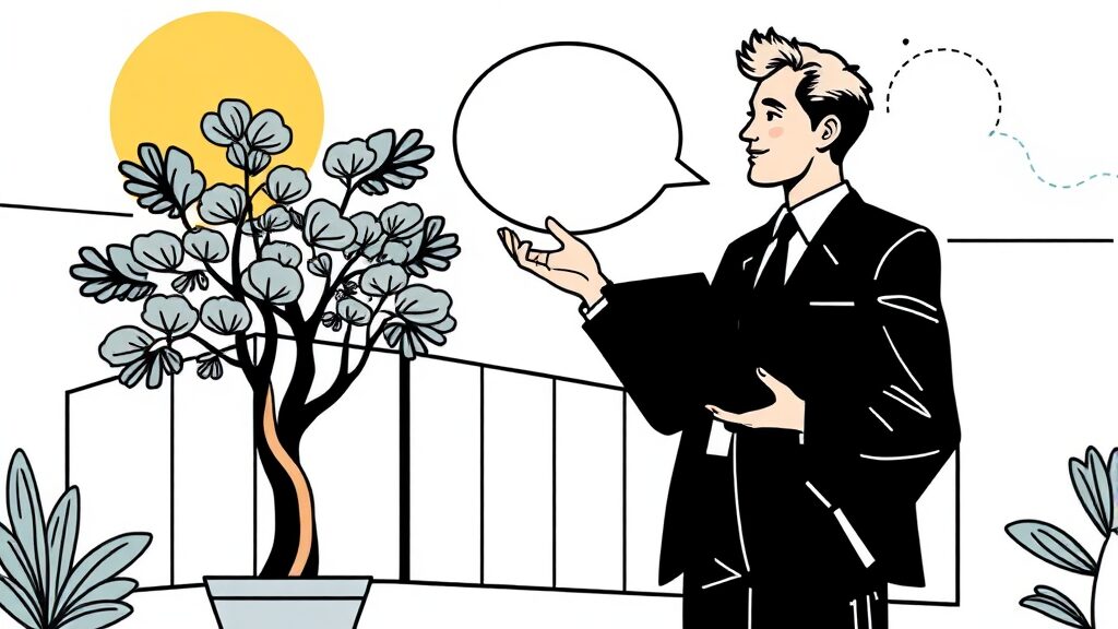 AI 에이전트 보야의 작동 원리 (illustration 스타일)