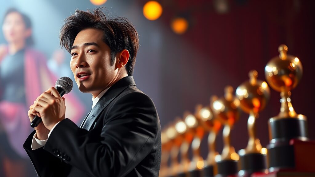 연기에 대한 열정과 배우로서의 발자취 (realistic 스타일)